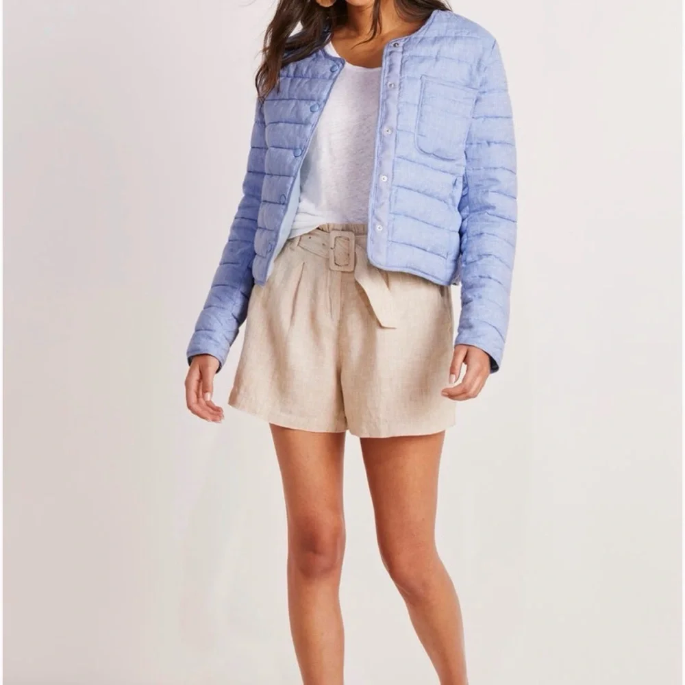 Vineyard Vines lightweight linen puffer jacket - Picture 7 of 13